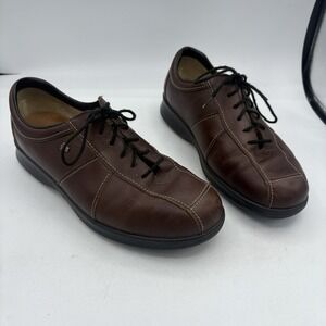 Finn Comfort Company Oxford Shoes Mens Boys‎ Size 5.5 Dijon Brown Leather